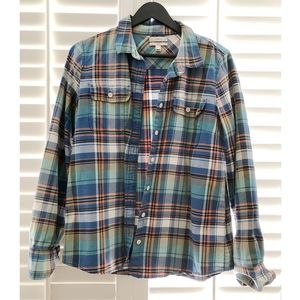 JCrew Boy Fit Multi-Colored Flannel